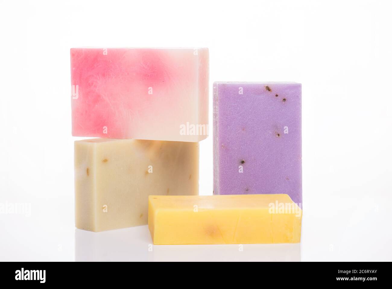 Handmade soap natural isolated pile hi-res stock photography and images ...
