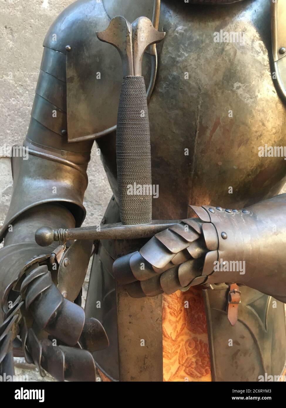 Medieval decorative metal armor Stock Photo Alamy