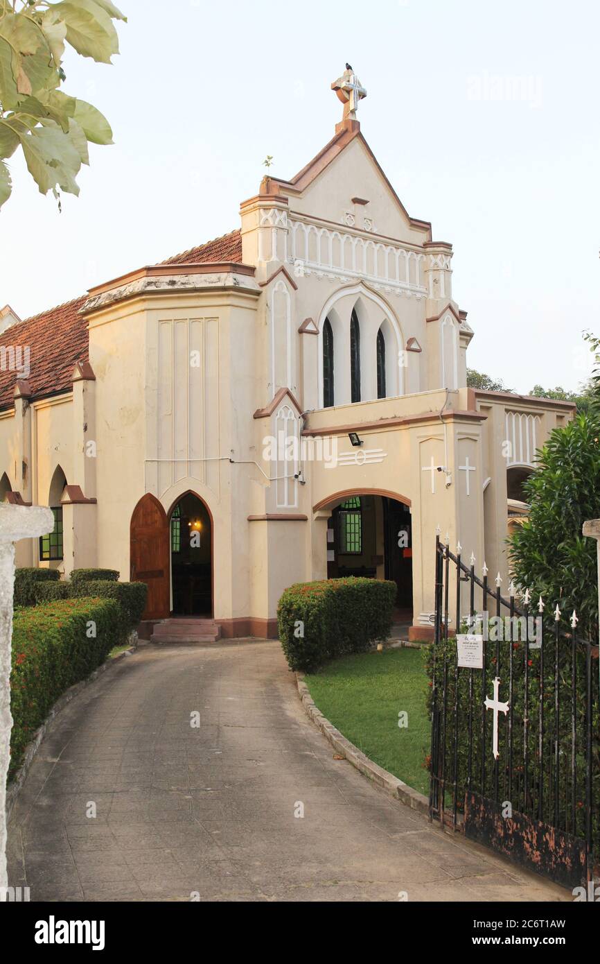 The Christian Reformed Church Dehiwela. The Christian Reformed Church of Sri Lanka (formerly known as the Dutch Reformed Church of Sri Lanka) is the oldest Protestant church on the island. Colombo, Sri Lanka. Stock Photo