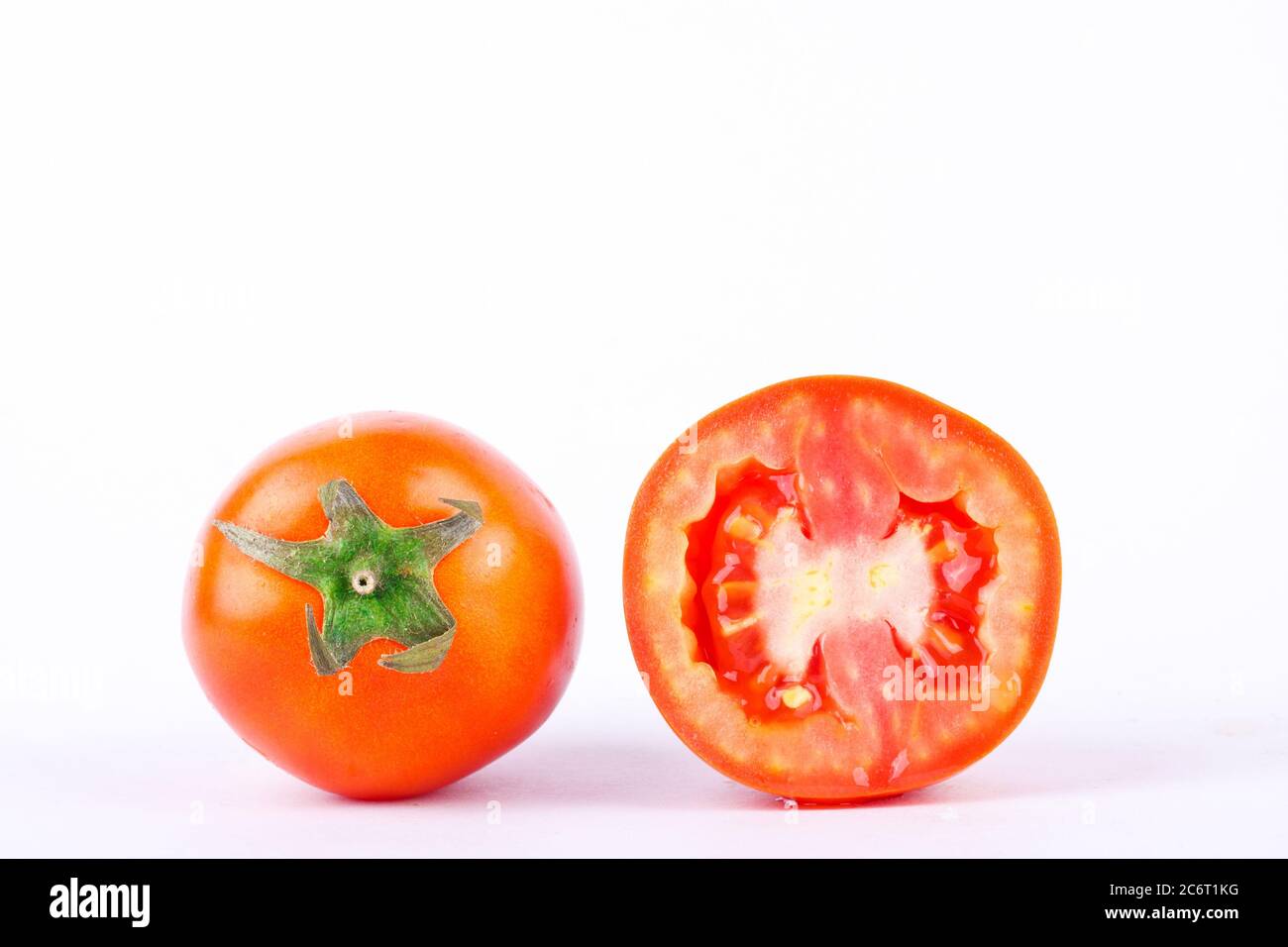 Red tomato vegetables are used as the primary ingredient in cooking on