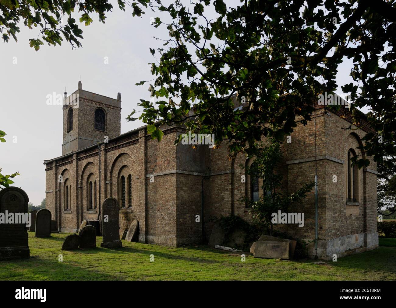 St Mary's Church, Rimswell, East Yorkshire, England Stock Photo