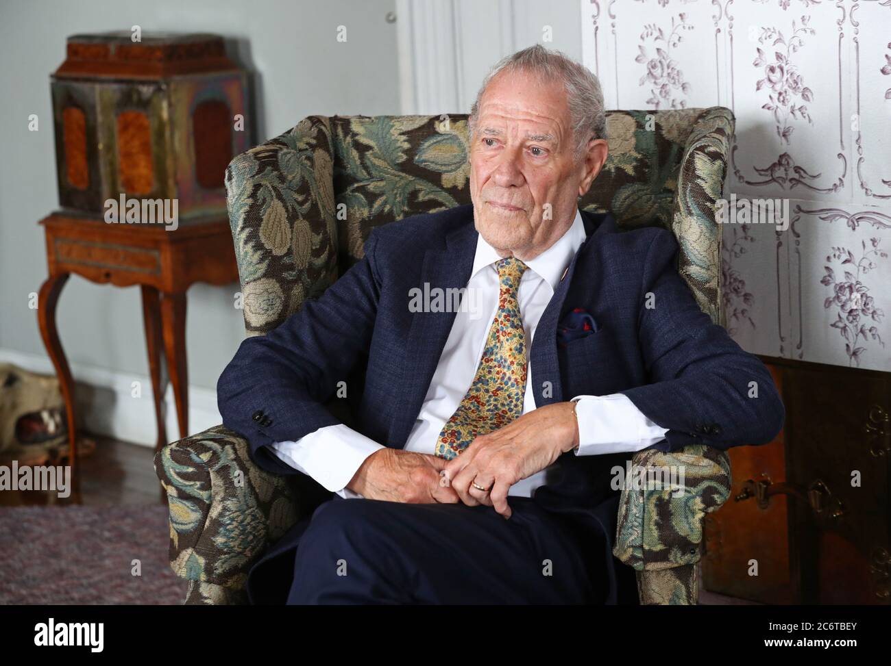 Övralid, Sweden 20190706 The author Per Wästberg during Övralidsdagen. Per  Wästberg is a Swedish author and literary critic. Photo Jeppe Gustafsson  Stock Photo - Alamy