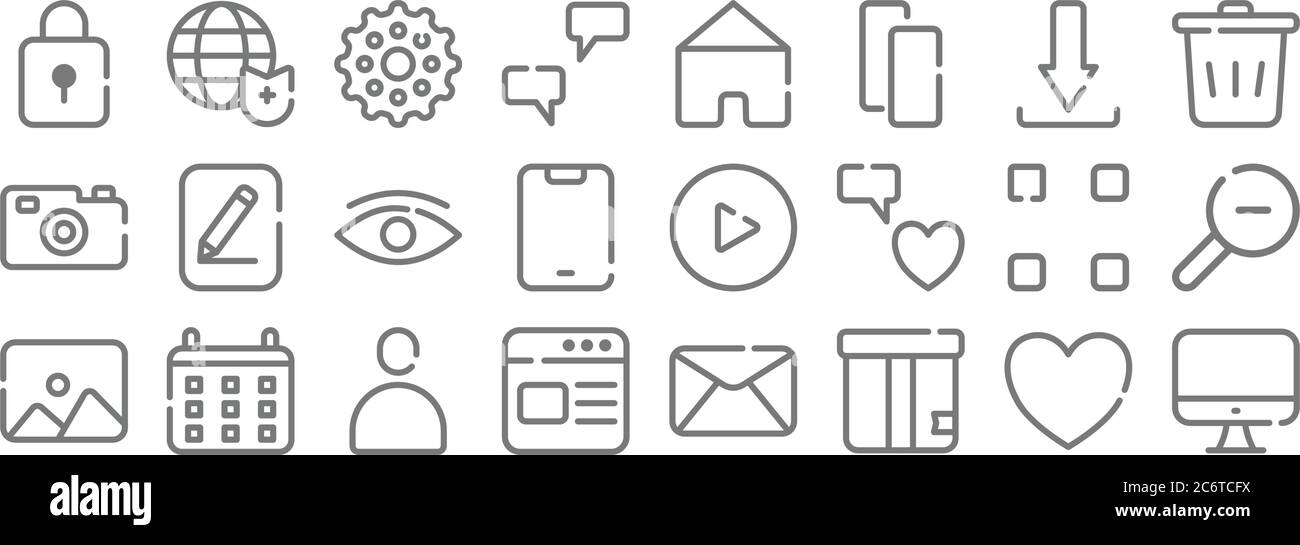ui master line icons. linear set. quality vector line set such as ...