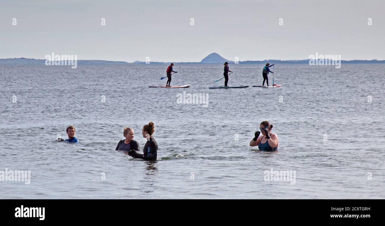 Portobello beach summer swim hires stock photography and images Alamy