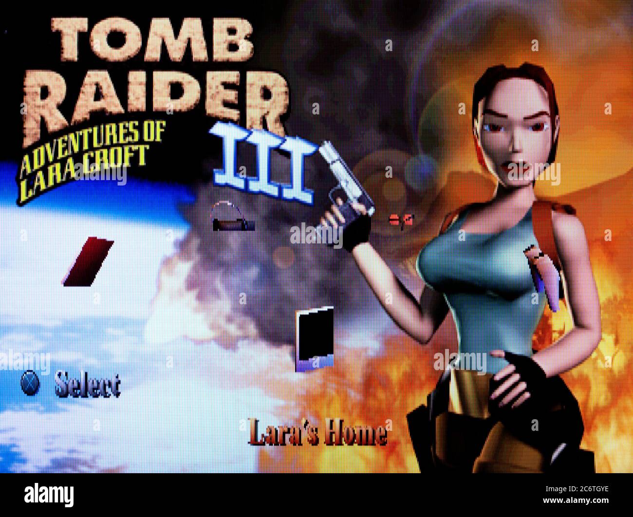 Tomb Raider III 3 - Sony Playstation PS1 PSX - Editorial only Stock Photo