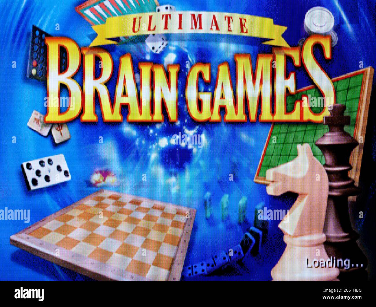 Ultimate Brain Games - Sony Playstation 1 PS1 PSX - Editorial use only Stock Photo