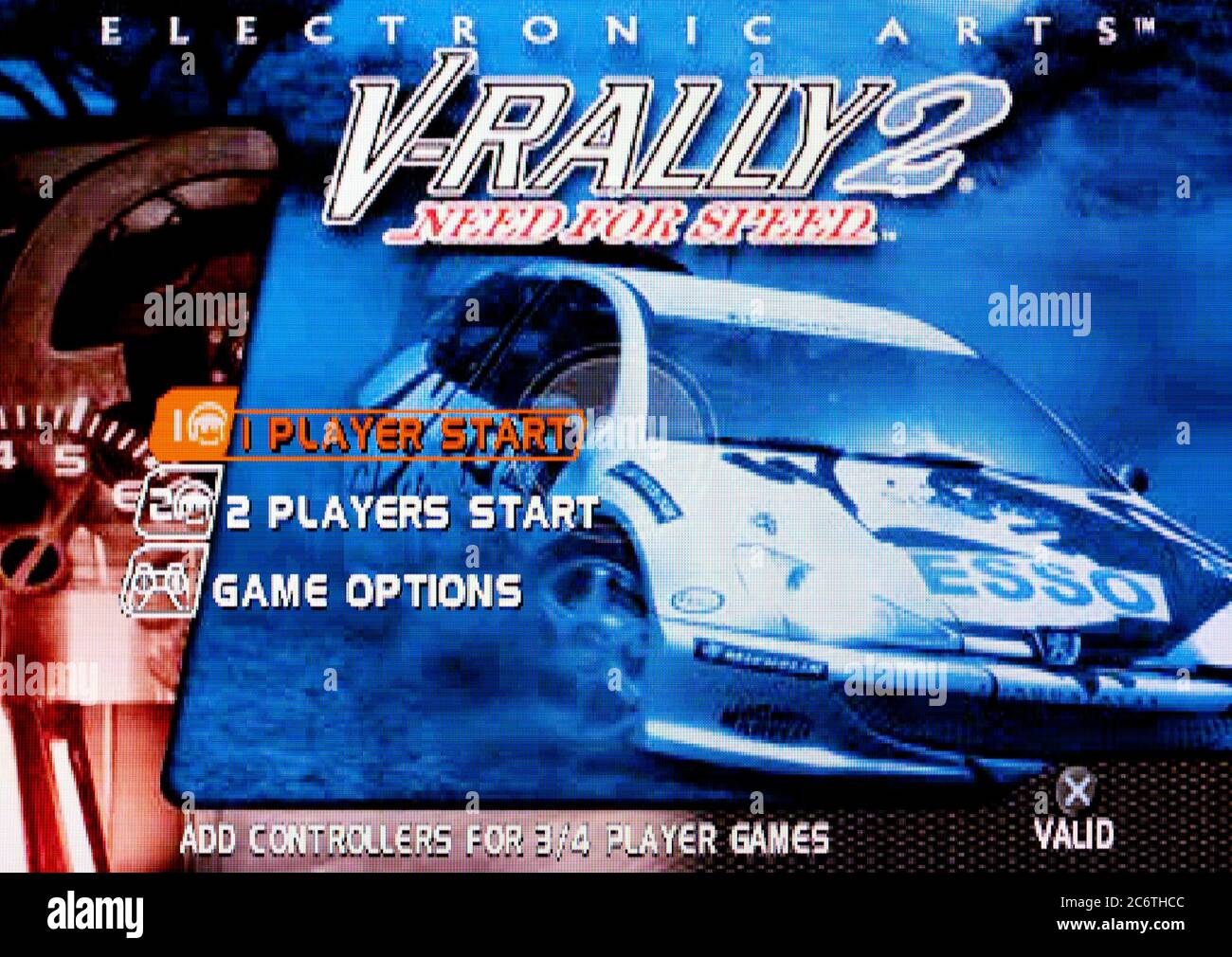 V-Rally 2 Need For Speed - Sony Playstation 1 PS1 PSX - Editorial use only  Stock Photo - Alamy