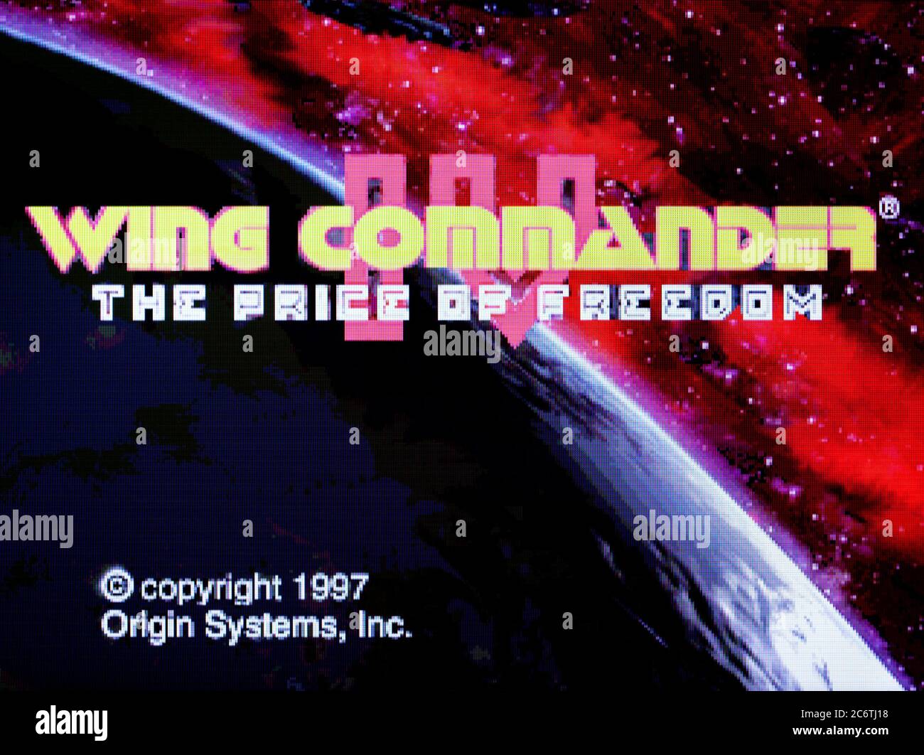 Wing Commander IV The Price of Freedom - Sony Playstation 1 PS1 PSX - Editorial use only Stock Photo