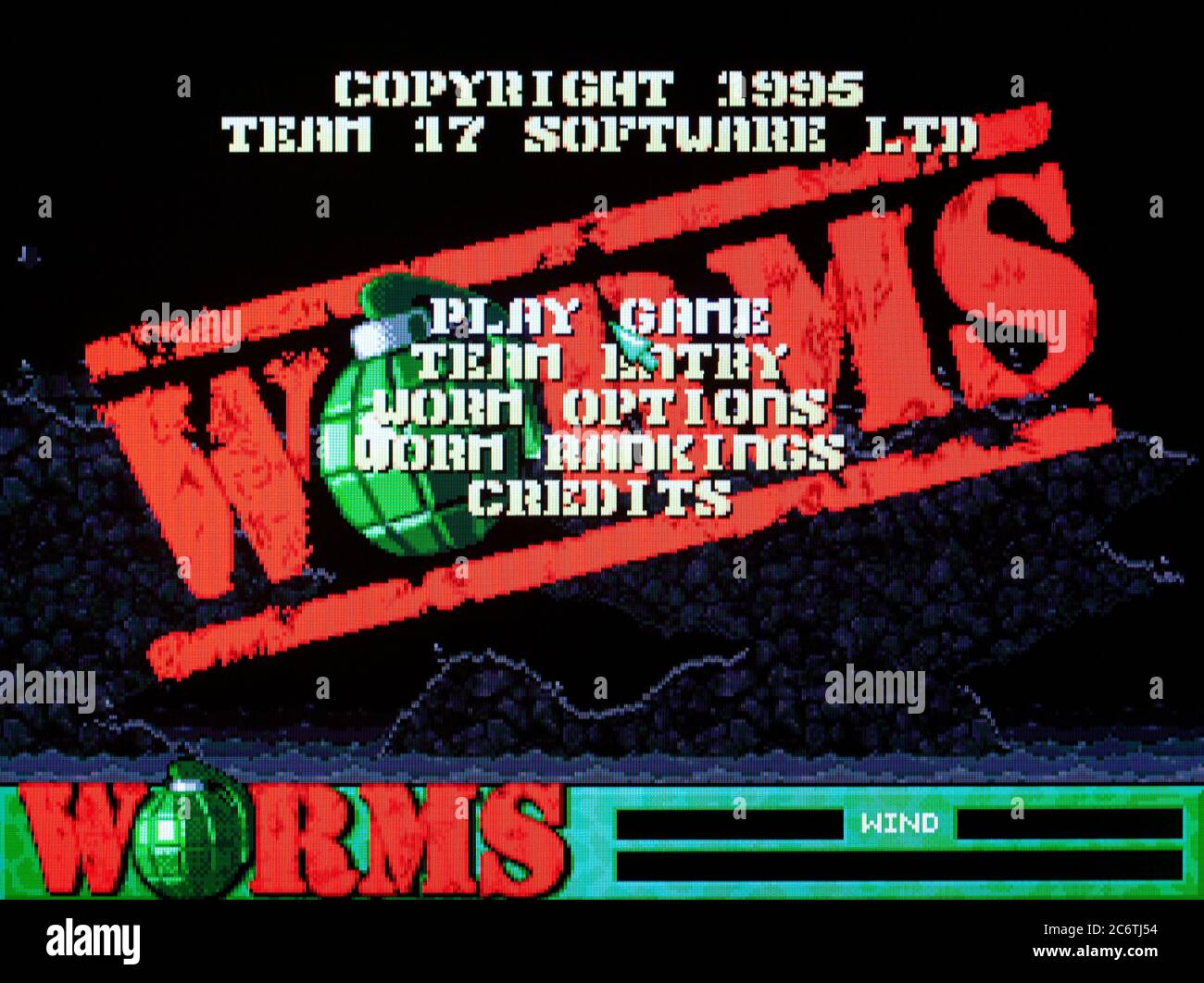 Worms - Sony Playstation 1 PS1 PSX - Editorial use only Stock Photo - Alamy