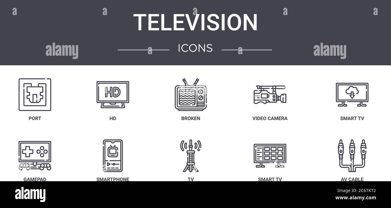 Av game icons hi-res stock photography and images - Alamy