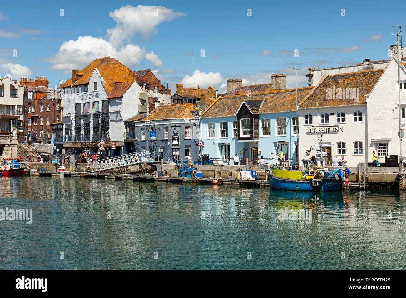 Custom House Quay, Weymouth harbour, Weymouth, Dorset, England, UK