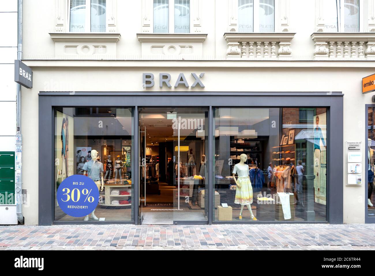 BRAX branch in Rostock, Germany Stock Photo - Alamy