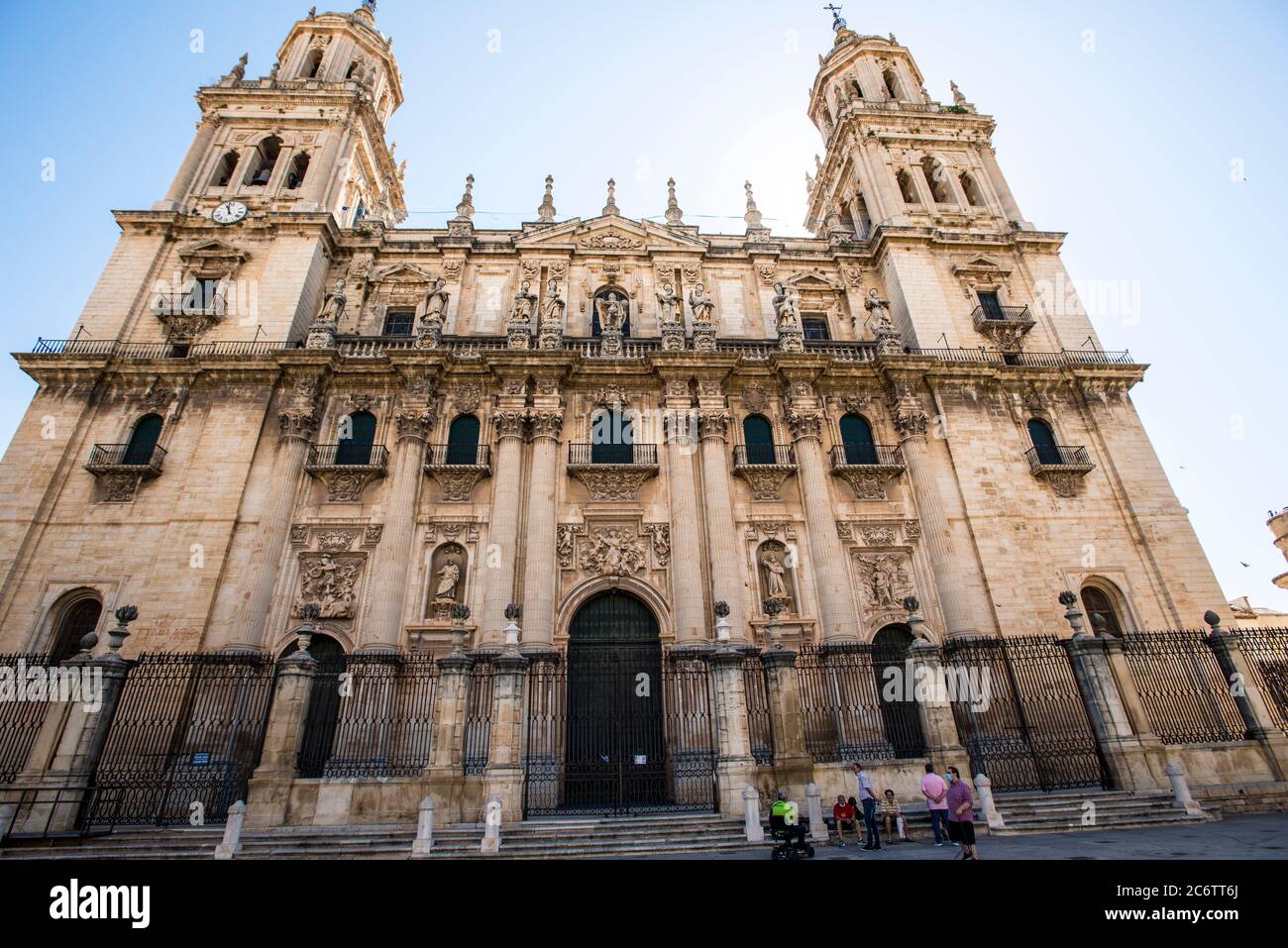 Cathedral of the Assumption of Jaén Stock Photo