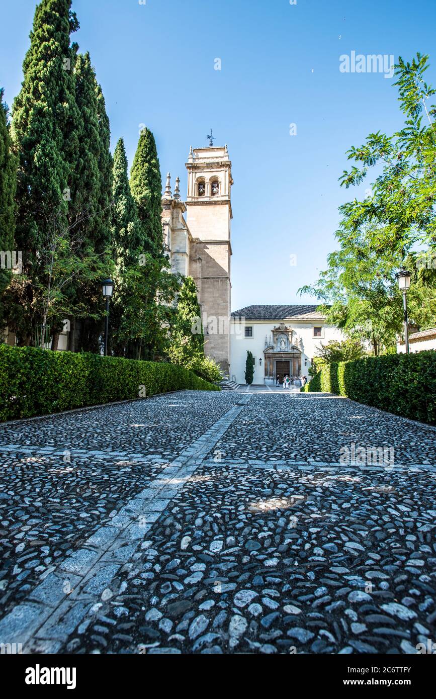 The Royal Monastery of San Jerónimo, Granada Stock Photo