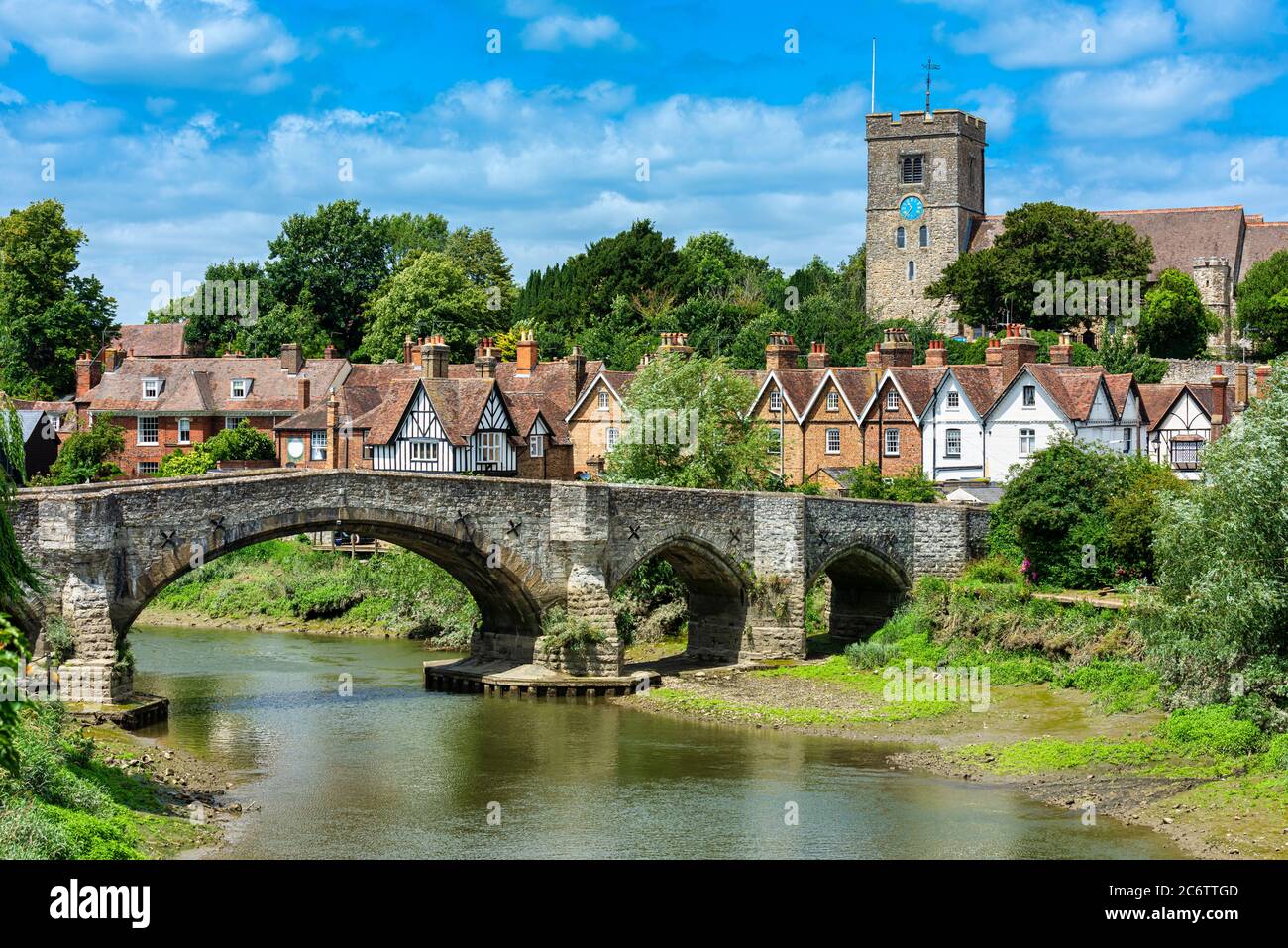 Aylesford, Maidstone, Kent and the River Medway Stock Photo