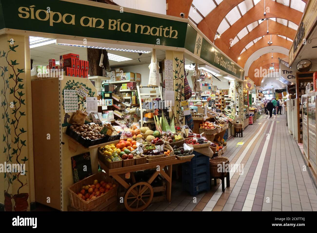 English Market, Cork Ireland, colorful fruit stall Stock Photo Alamy