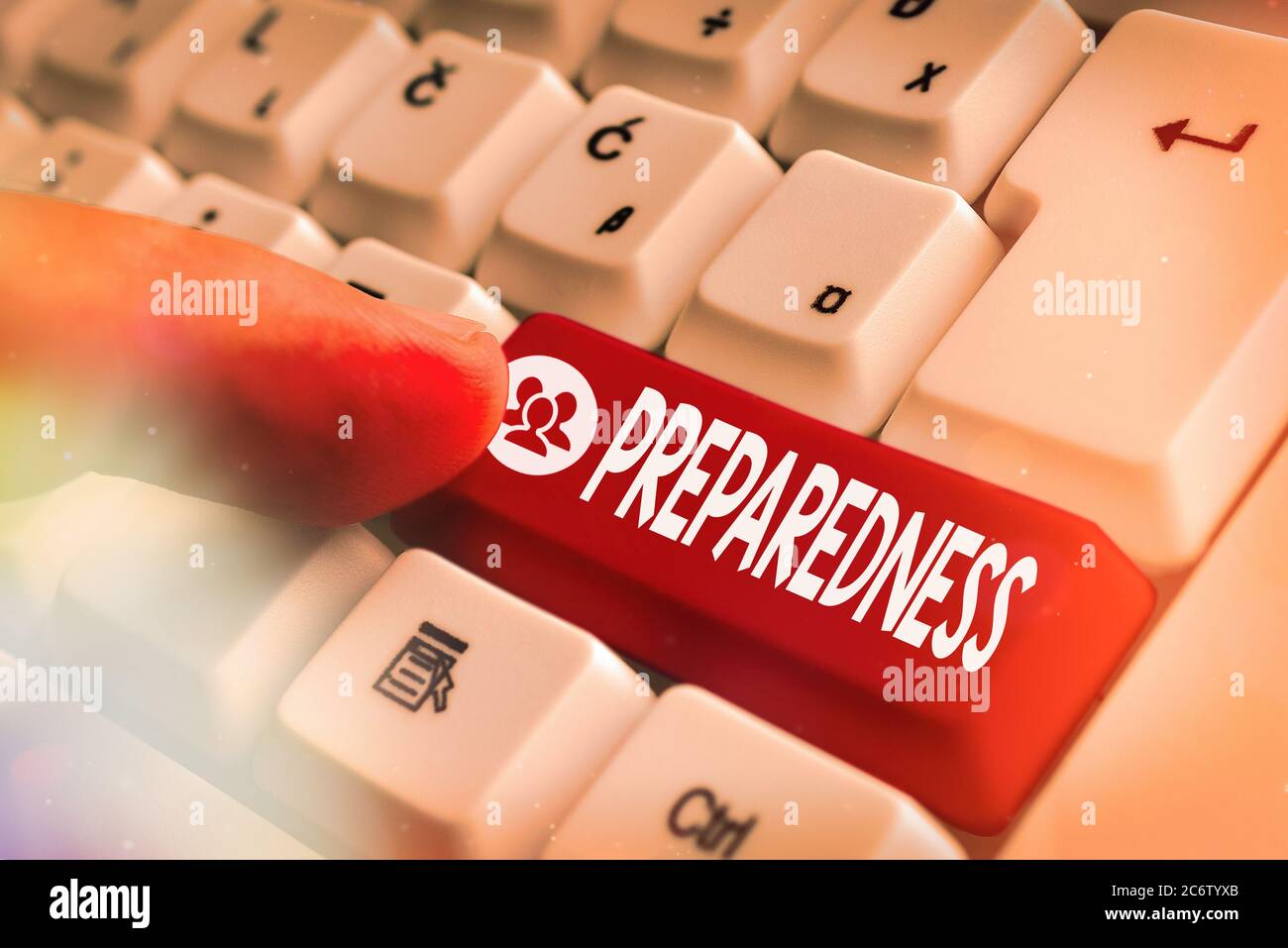 Word writing text Preparedness. Business photo showcasing quality or ...