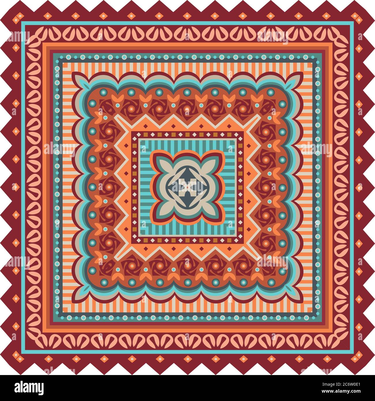 Vector decorative ethnic ornamental illustration Stock Vector Image ...