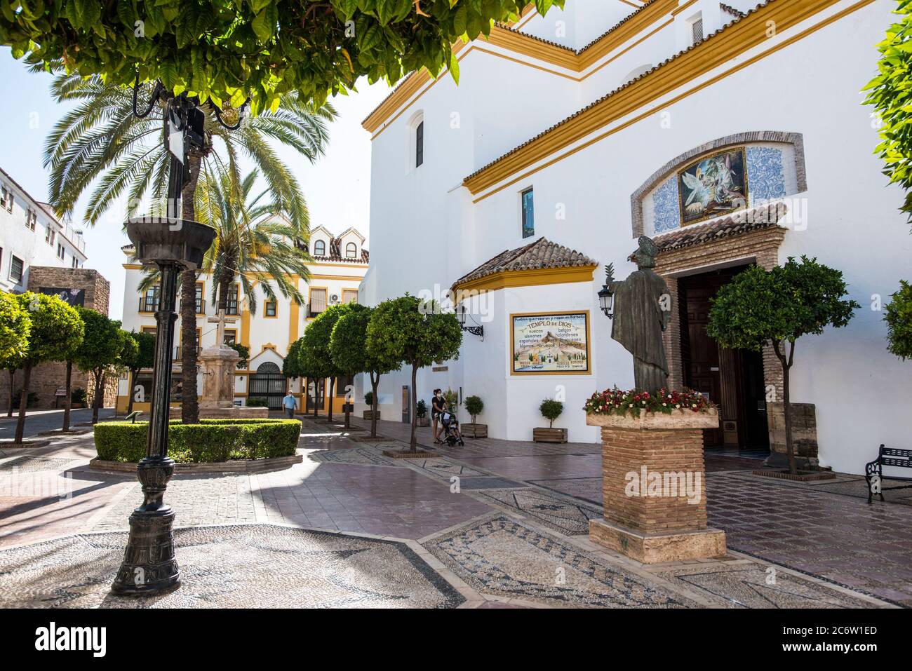 Church of Our Lady of the Incarnation, Marbella Stock Photo