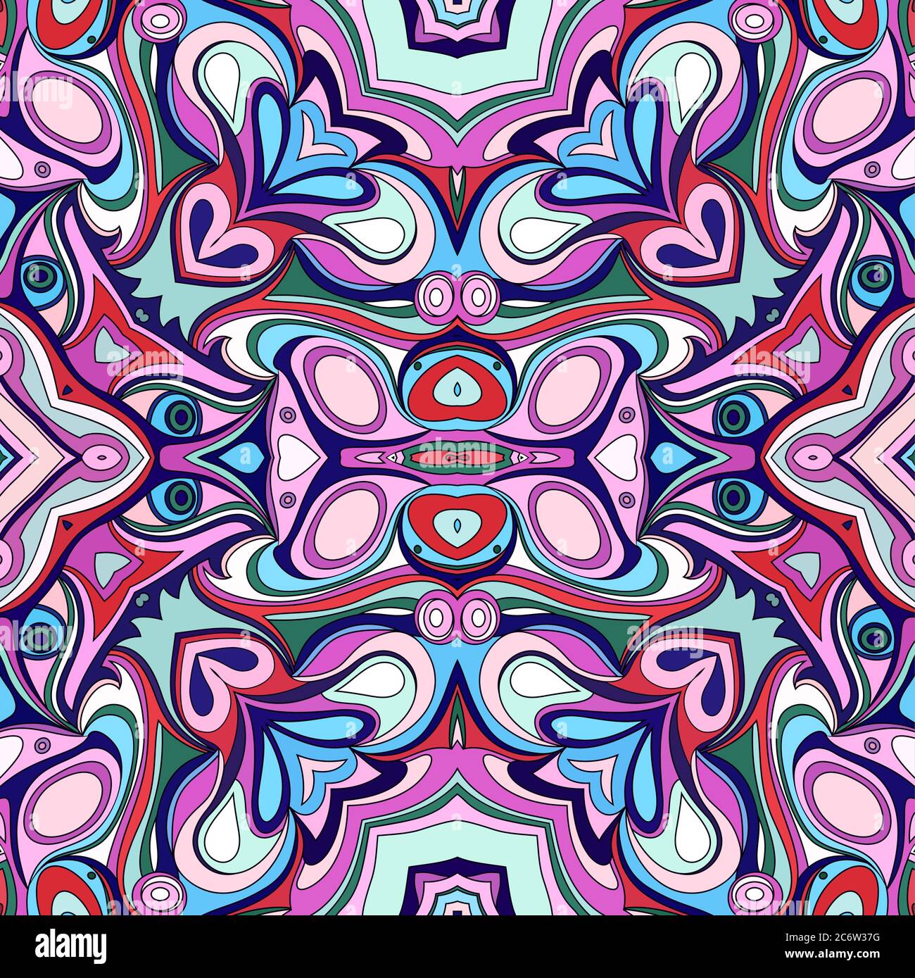 Vector abstract seamless pattern Stock Vector Image & Art - Alamy
