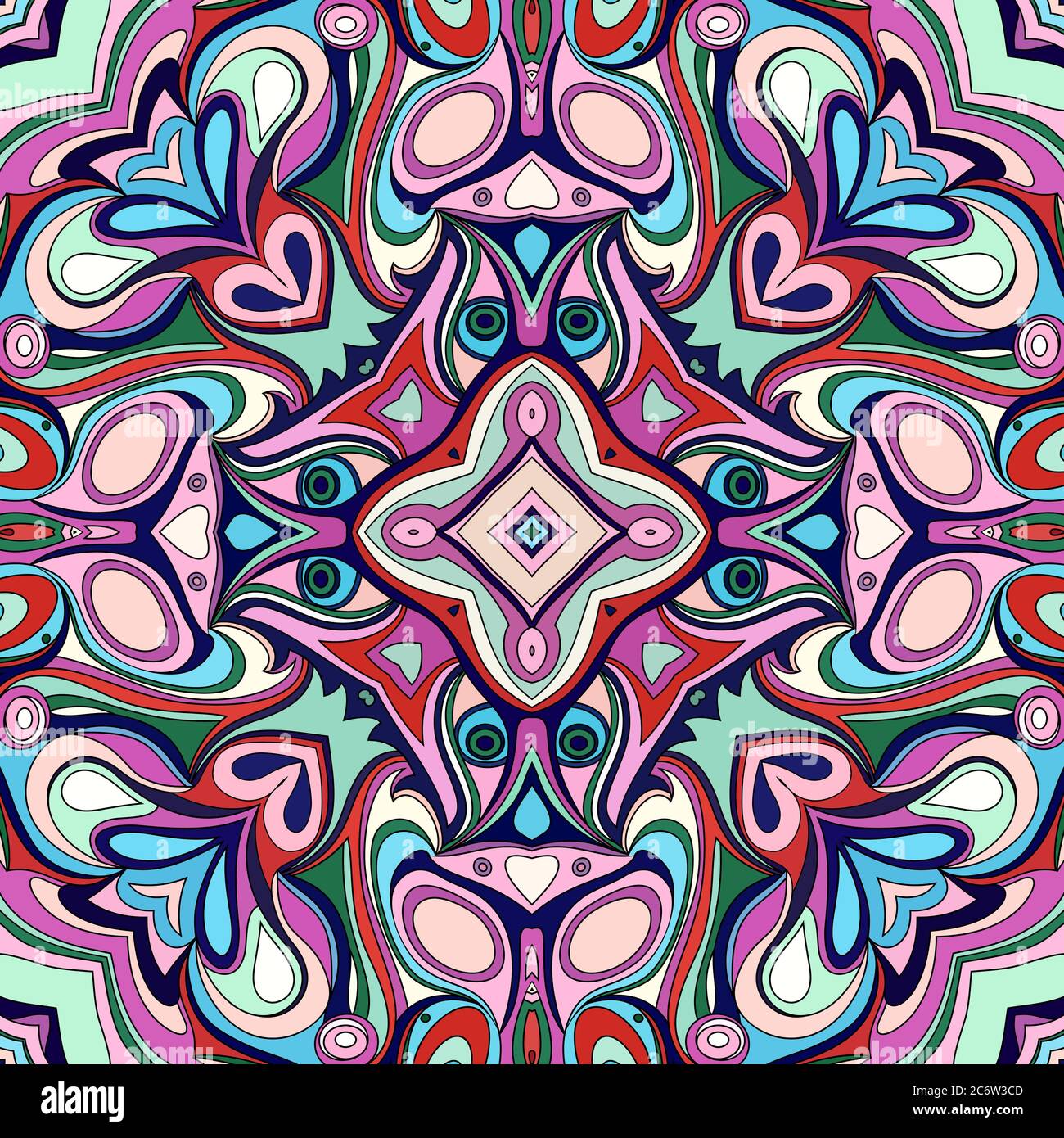Vector abstract seamless pattern Stock Vector Image & Art - Alamy