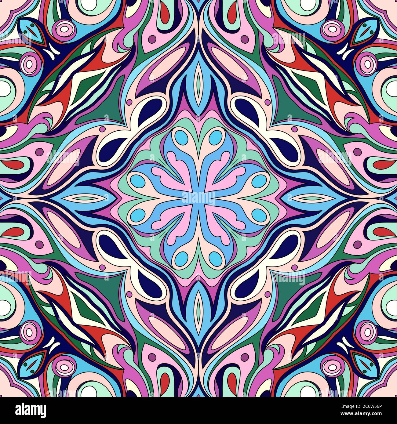 Vector abstract seamless pattern Stock Vector Image & Art - Alamy