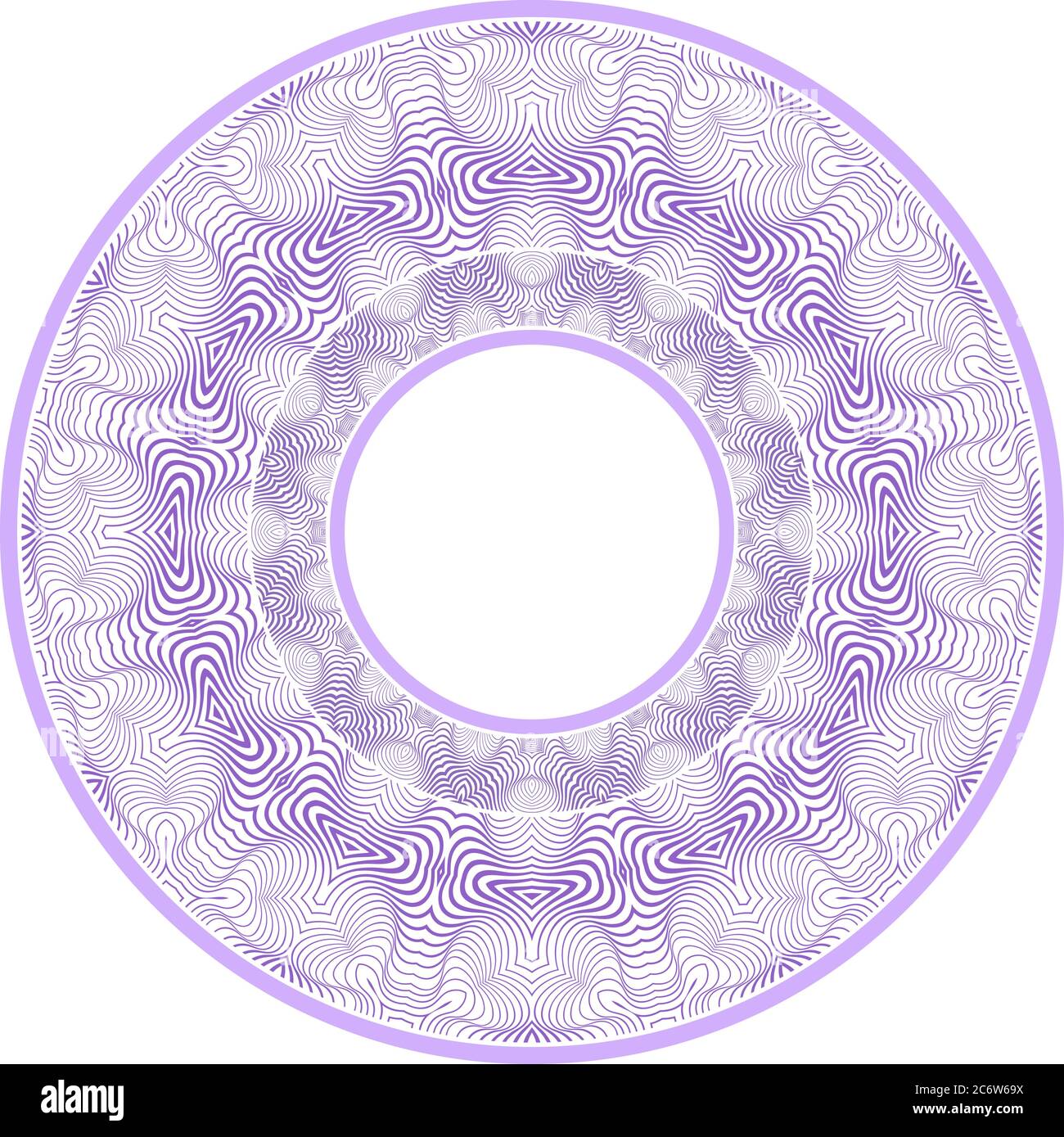 Vector abstract ornamental vintage round frame Stock Vector Image & Art ...