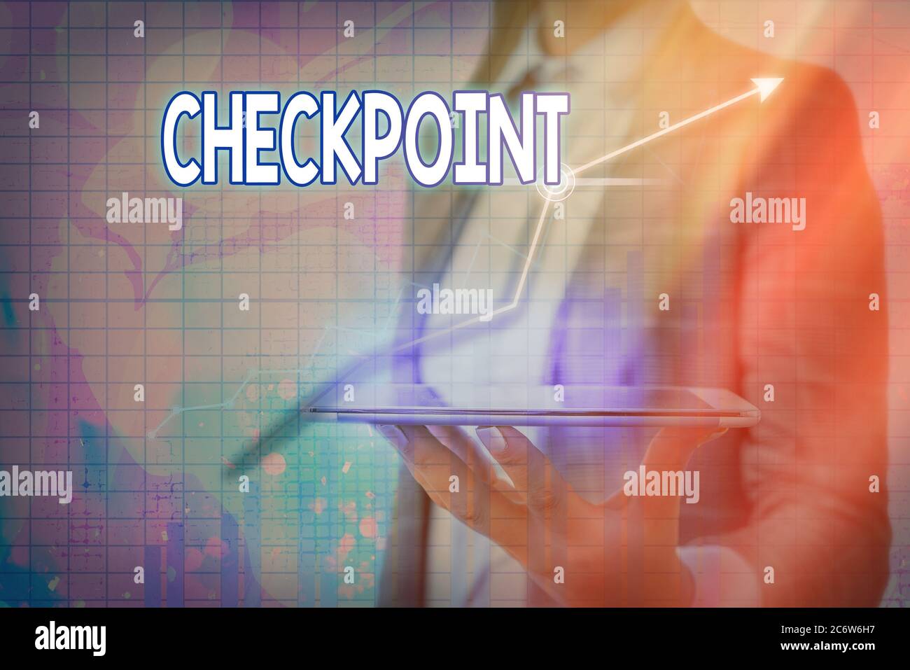 Handwriting text Checkpoint. Conceptual photo manned entrance, where ...