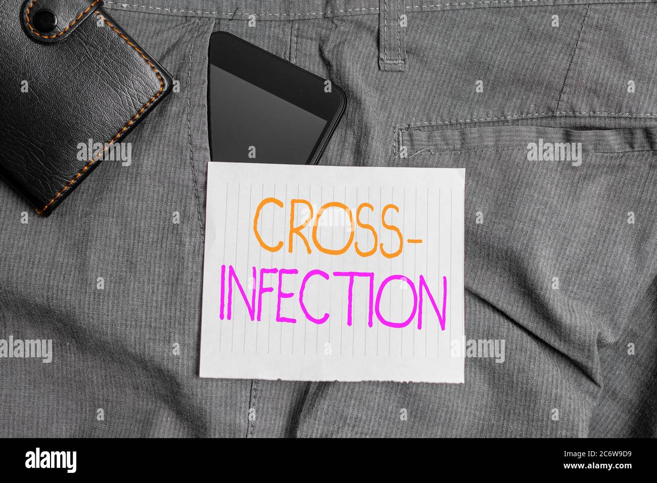 Conceptual hand writing showing Cross Infection. Concept meaning