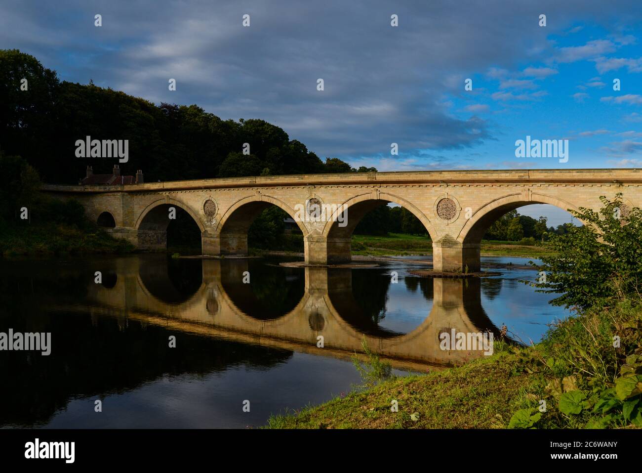 Coldstream Bridge the crossing of the Scottish Border. It was here that