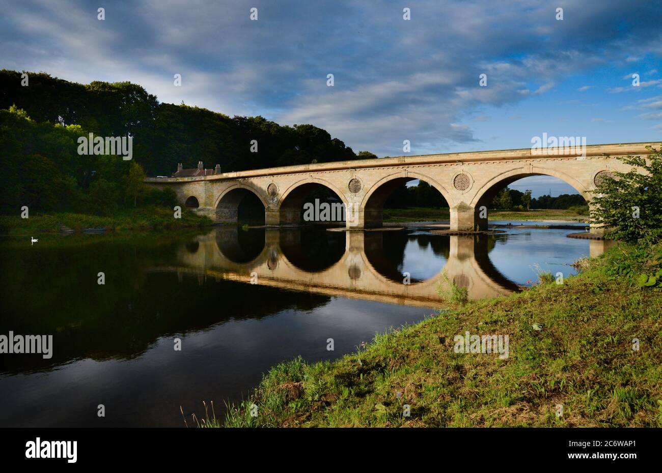 Coldstream Bridge the crossing of the Scottish Border. It was here that