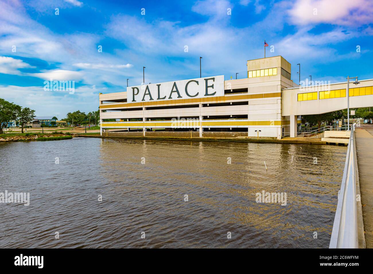 Biloxi Mississippi USA 06/10/2020. Parking garage at the palace casino in Biloxi Mississippi USA. Stock Photo