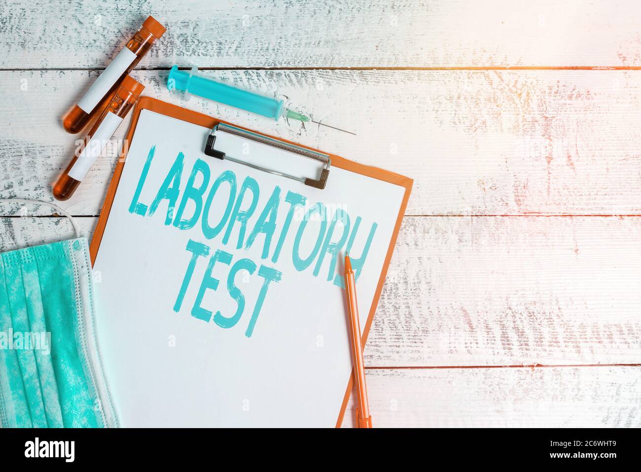 Text sign showing Laboratory Test. Business photo showcasing ...