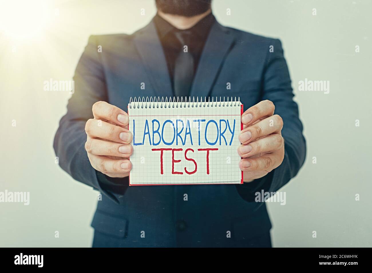 Handwriting text writing Laboratory Test. Conceptual photo ...