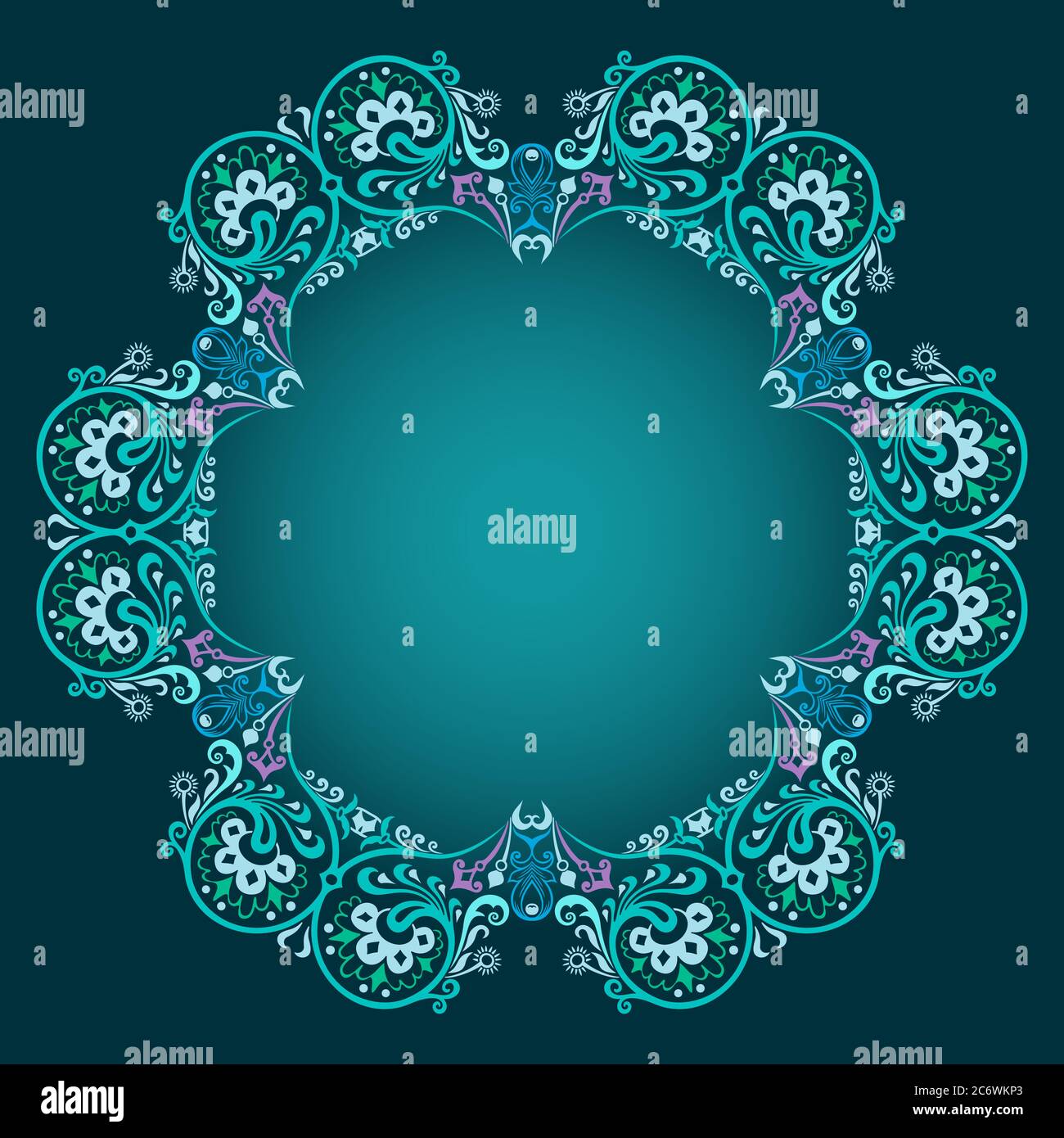 Floral vector border. Nature illustration Stock Vector Image & Art - Alamy