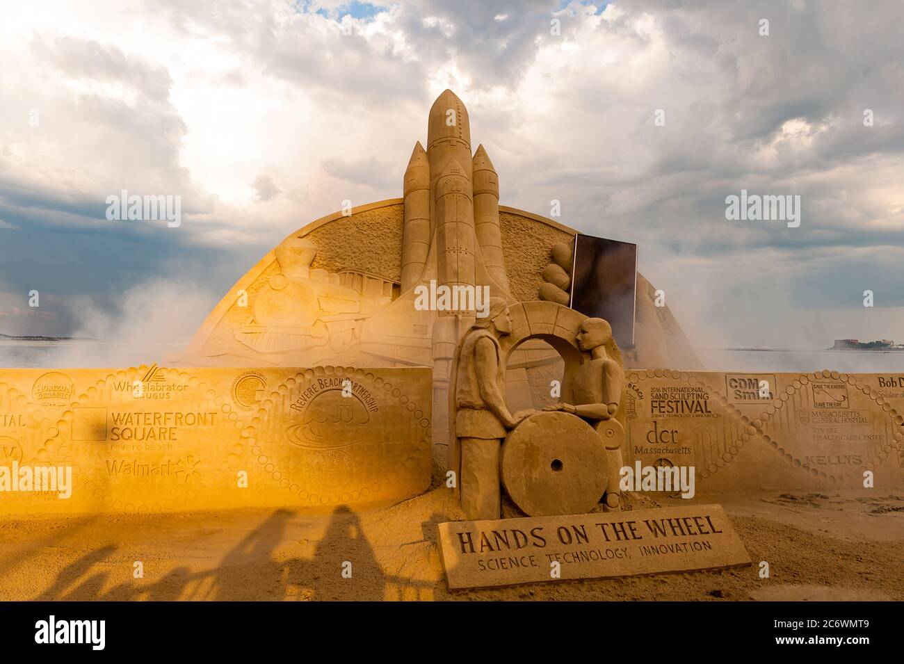 Sand sculpture at the Revere Beach International Sand Sculpting