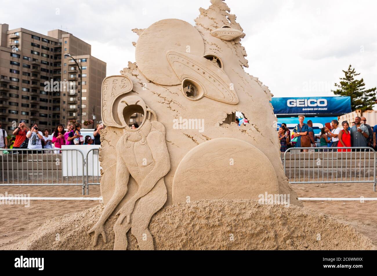 Sand sculpture at the Revere Beach International Sand Sculpting