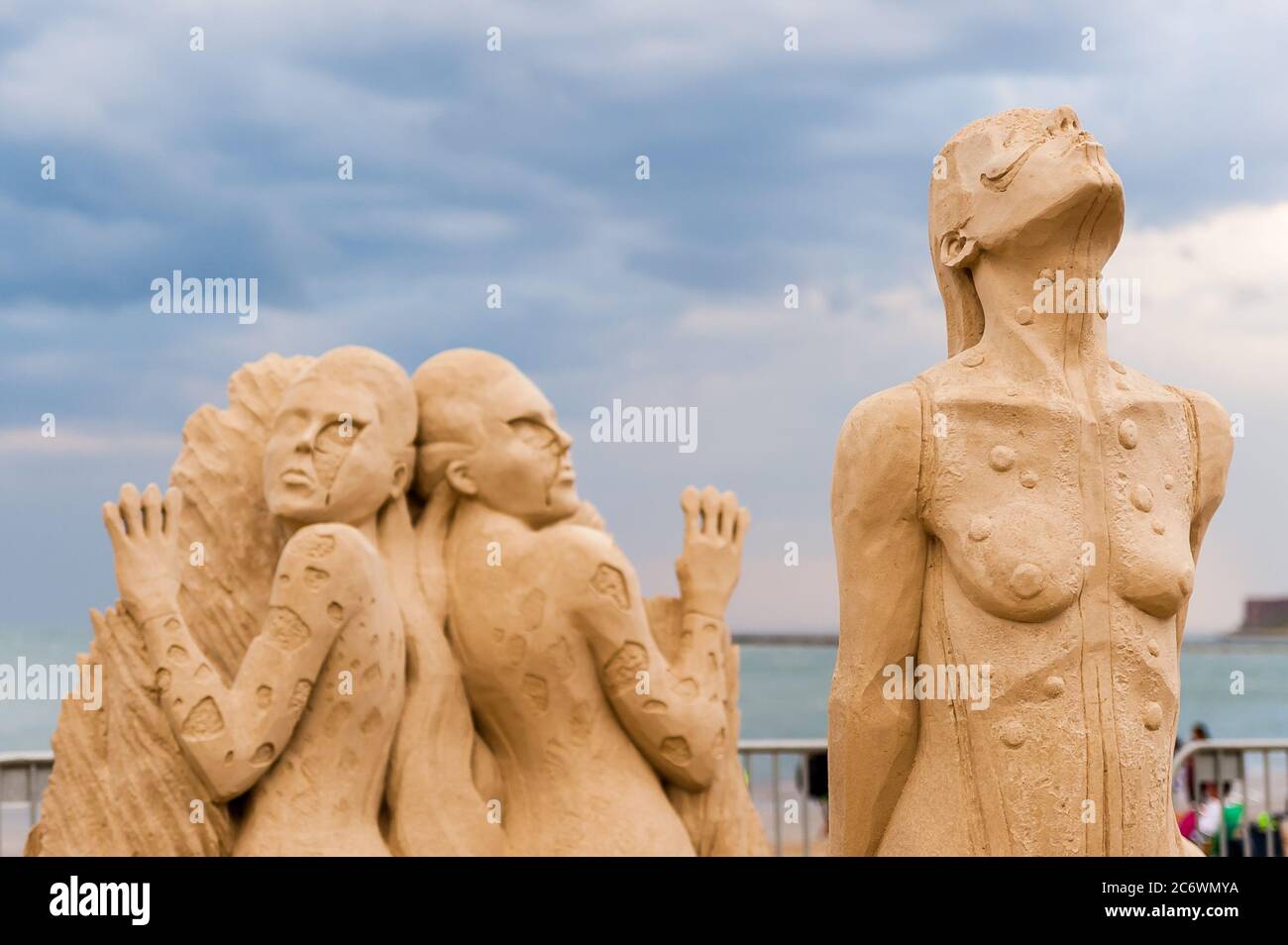 Sand sculpture at the Revere Beach International Sand Sculpting