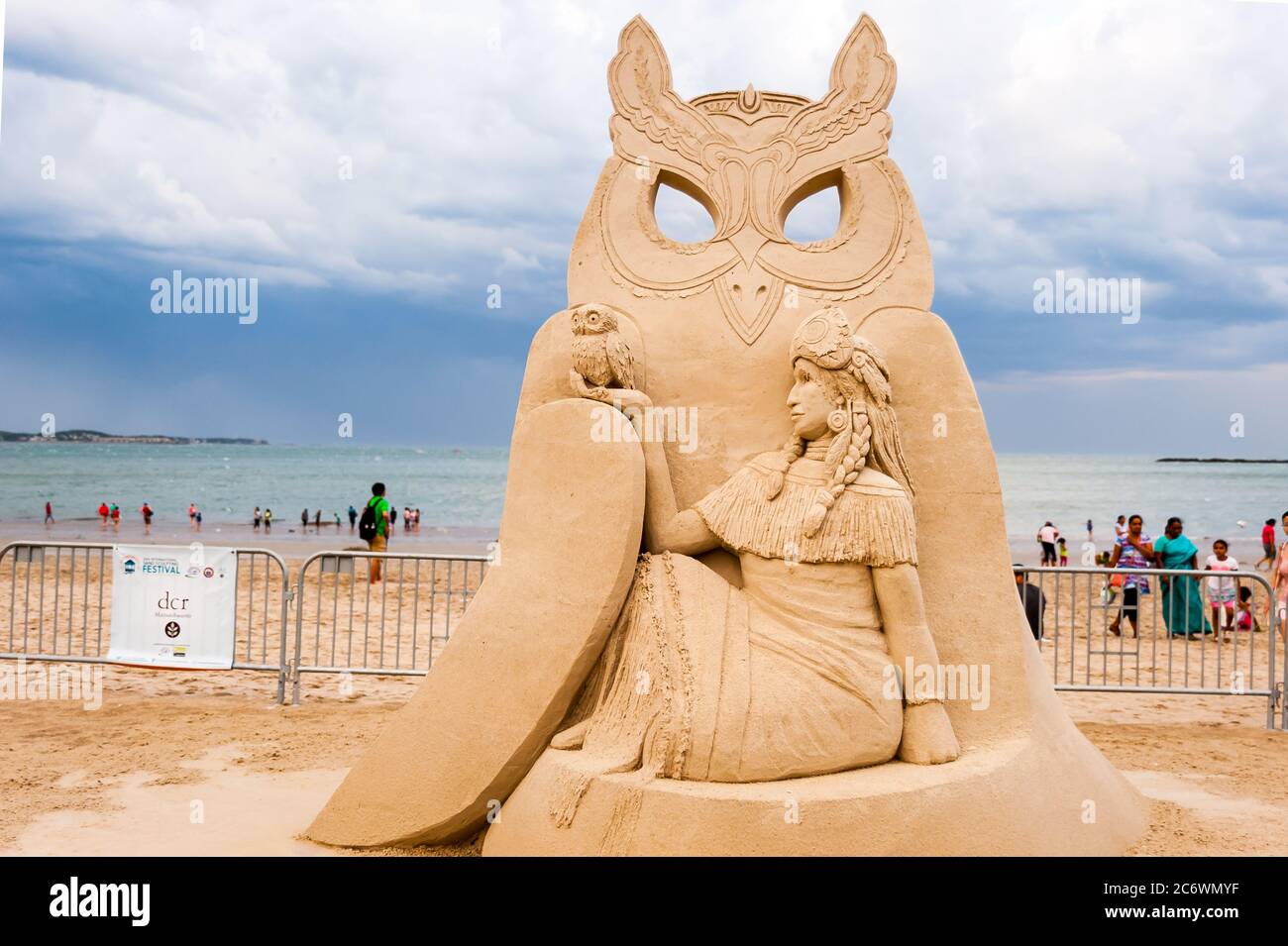 Sand sculpture at the Revere Beach International Sand Sculpting