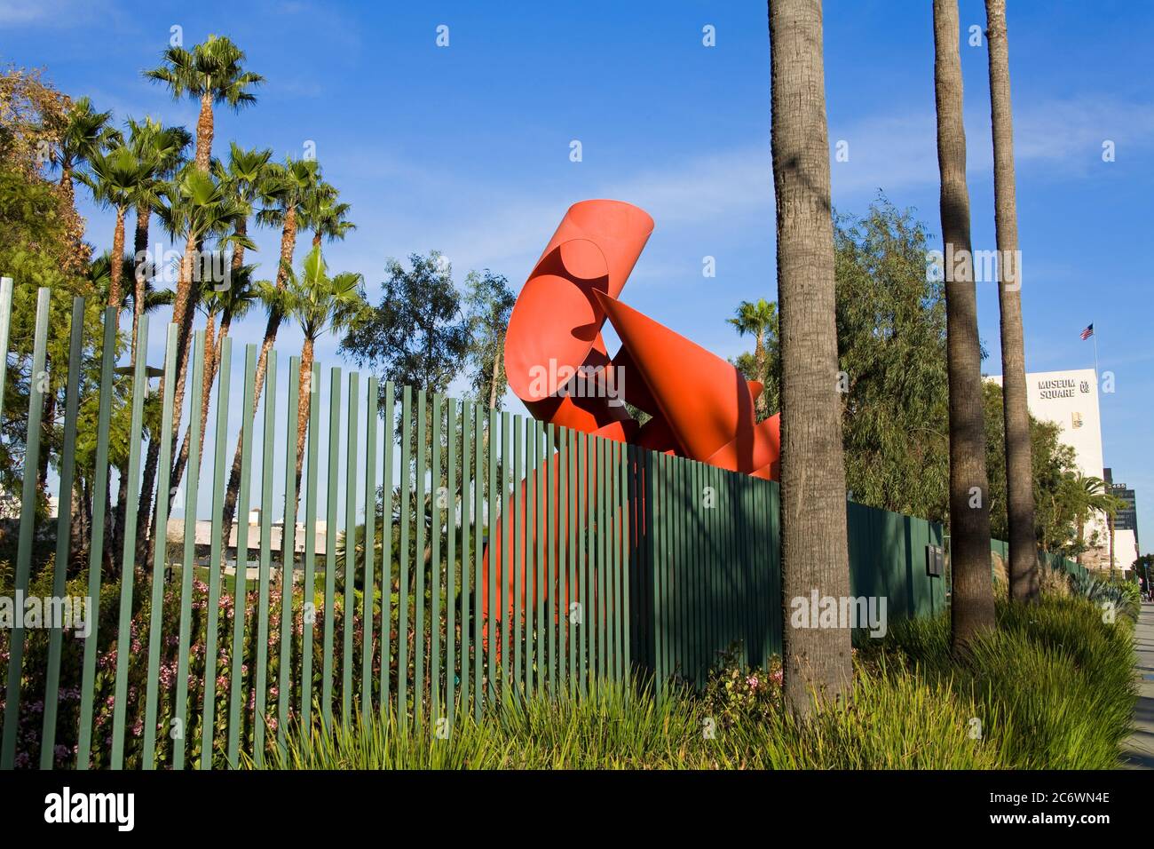 Phoenix sculpture by Alexander Liberman, Los Angeles County Museum of
