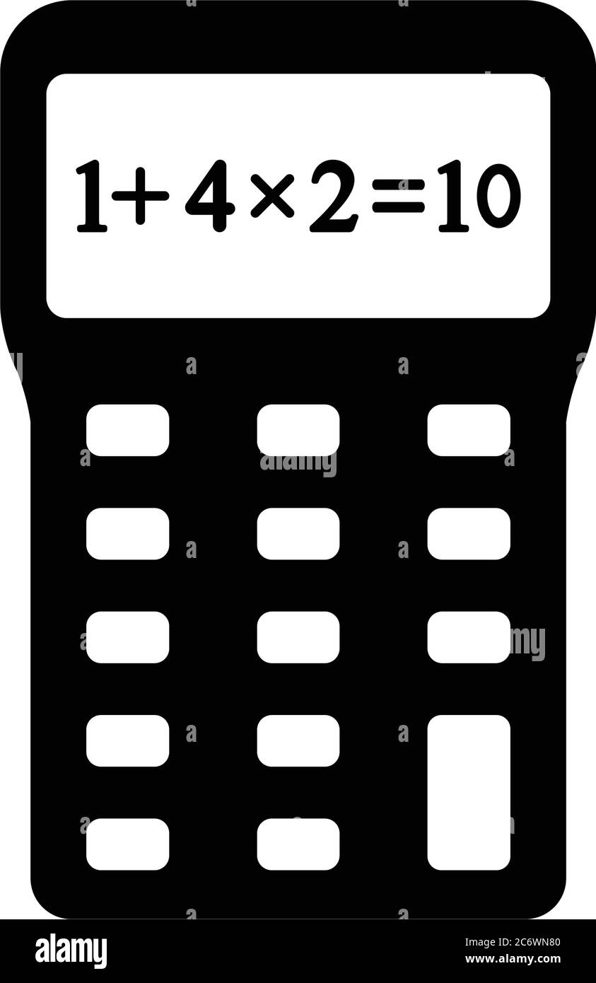 Math scientific calculator Black and White Stock Photos & Images - Alamy