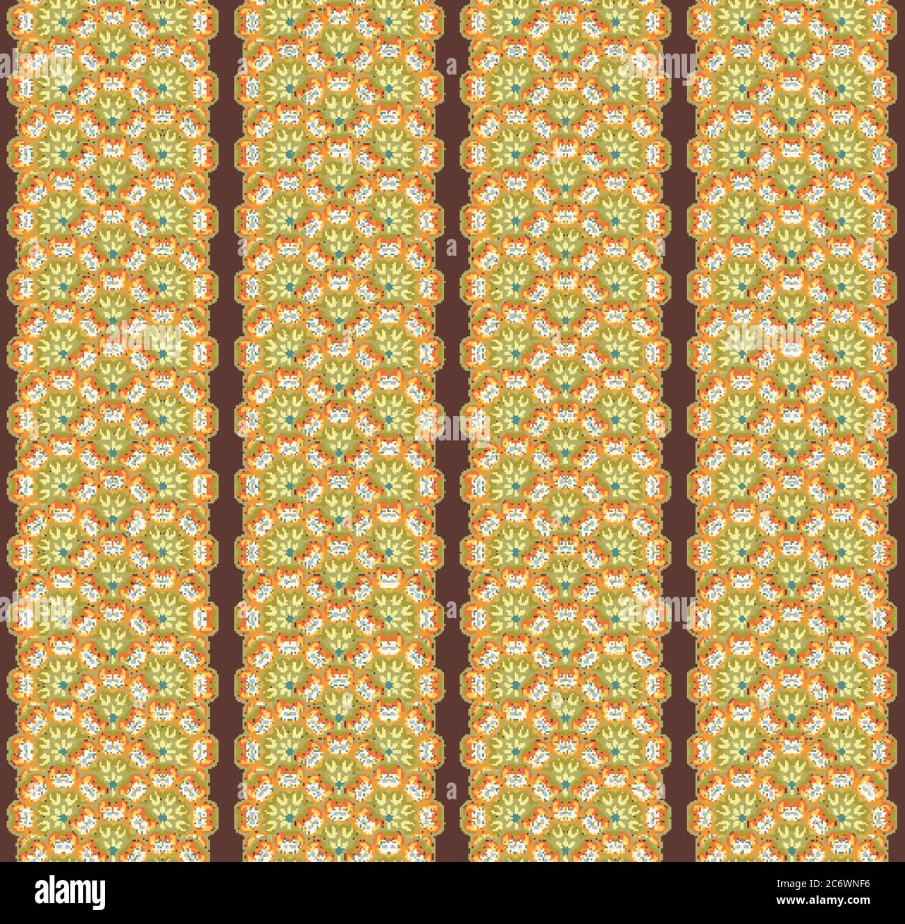Vector abstract nature seamless pattern Stock Vector Image & Art - Alamy