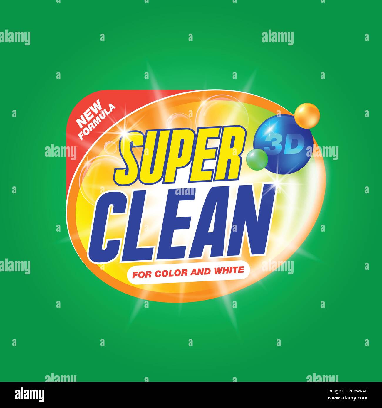 Powder Laundry Detergent Stock Vector Images Alamy