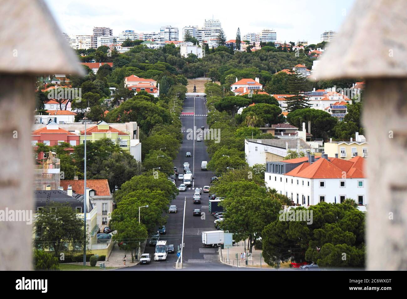 View from Belem Tower, Lisbon Stock Photo