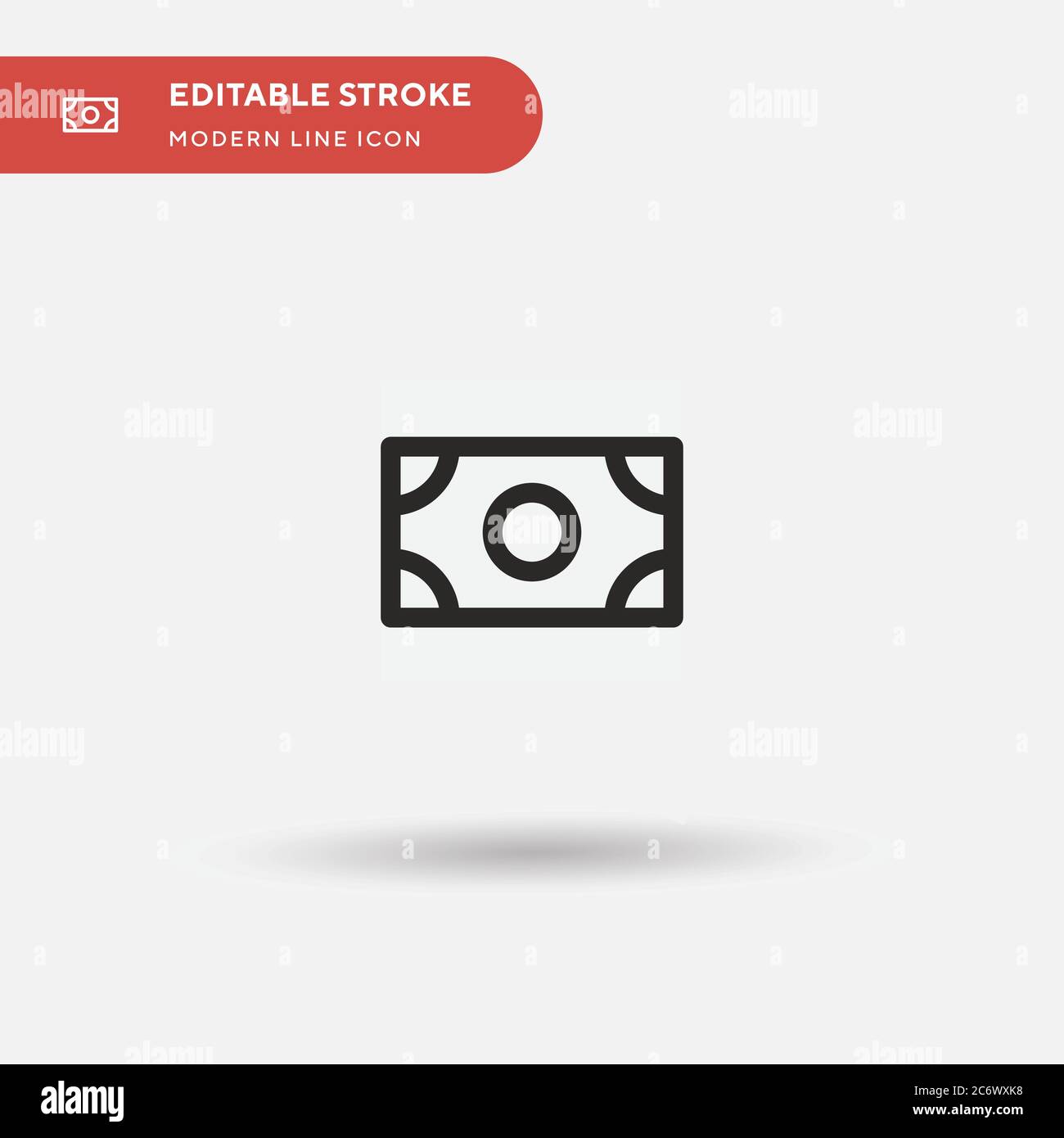Money Simple vector icon. Illustration symbol design template for web ...