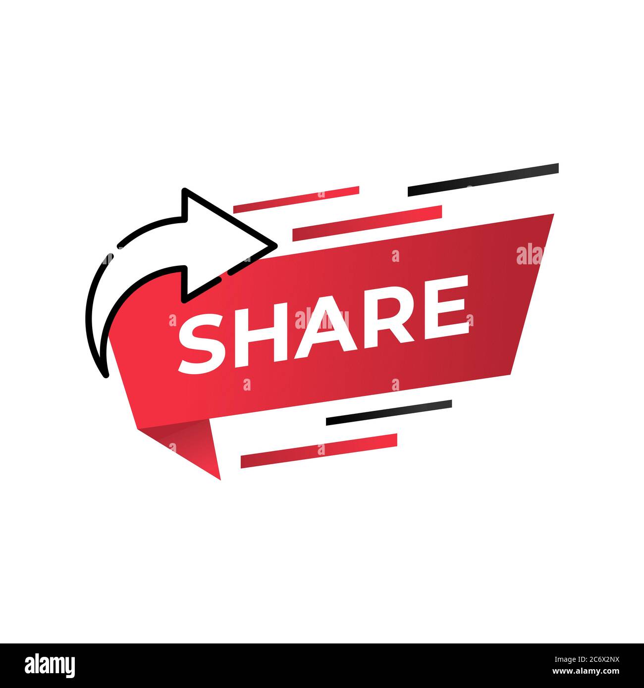 Share network isolated flat Stock Vector Images - Alamy