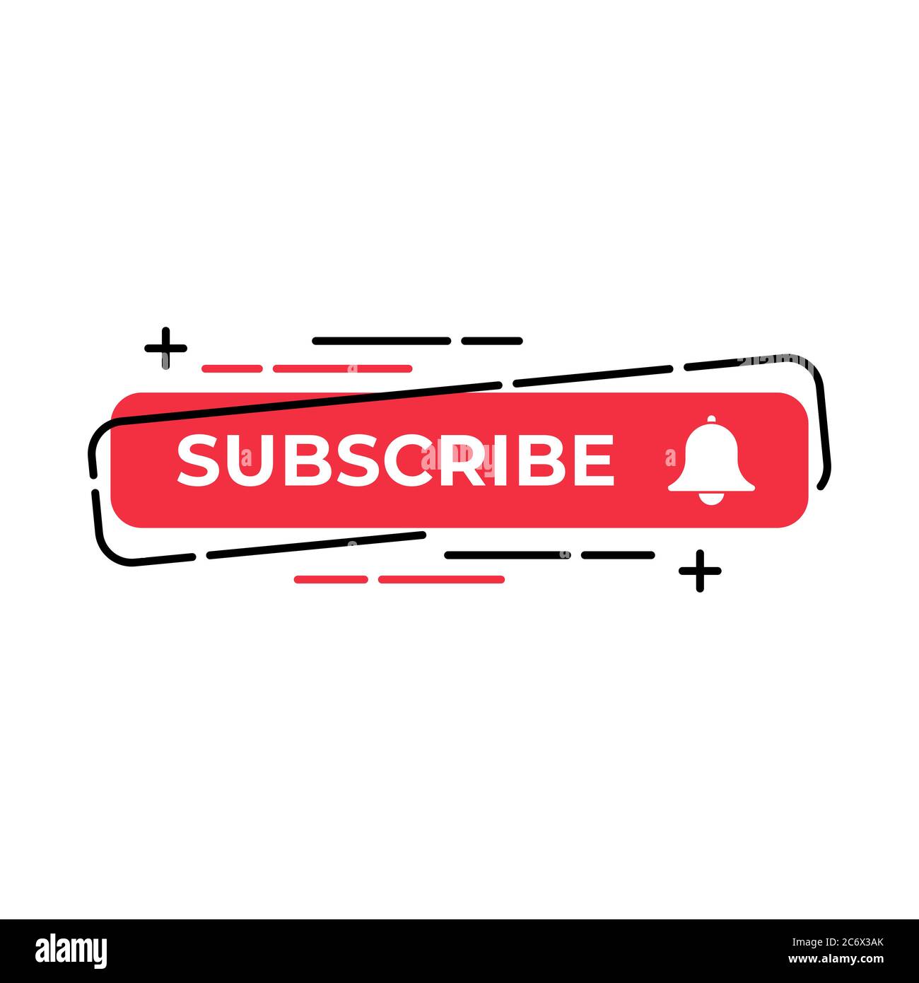 Subscribe button icon for social media. Subscribe icon button Vector ...