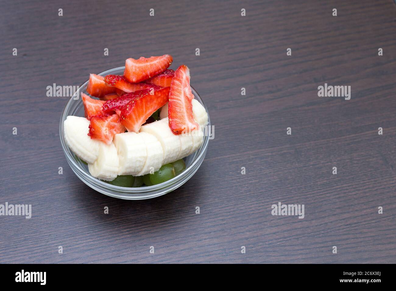 Banana strawberry pie slice hi-res stock photography and images - Alamy