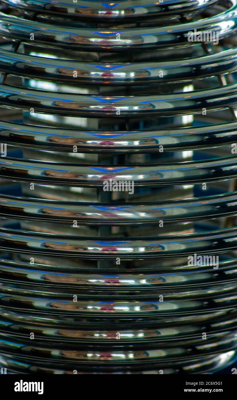Curved Steel Bars Stock Photo Alamy