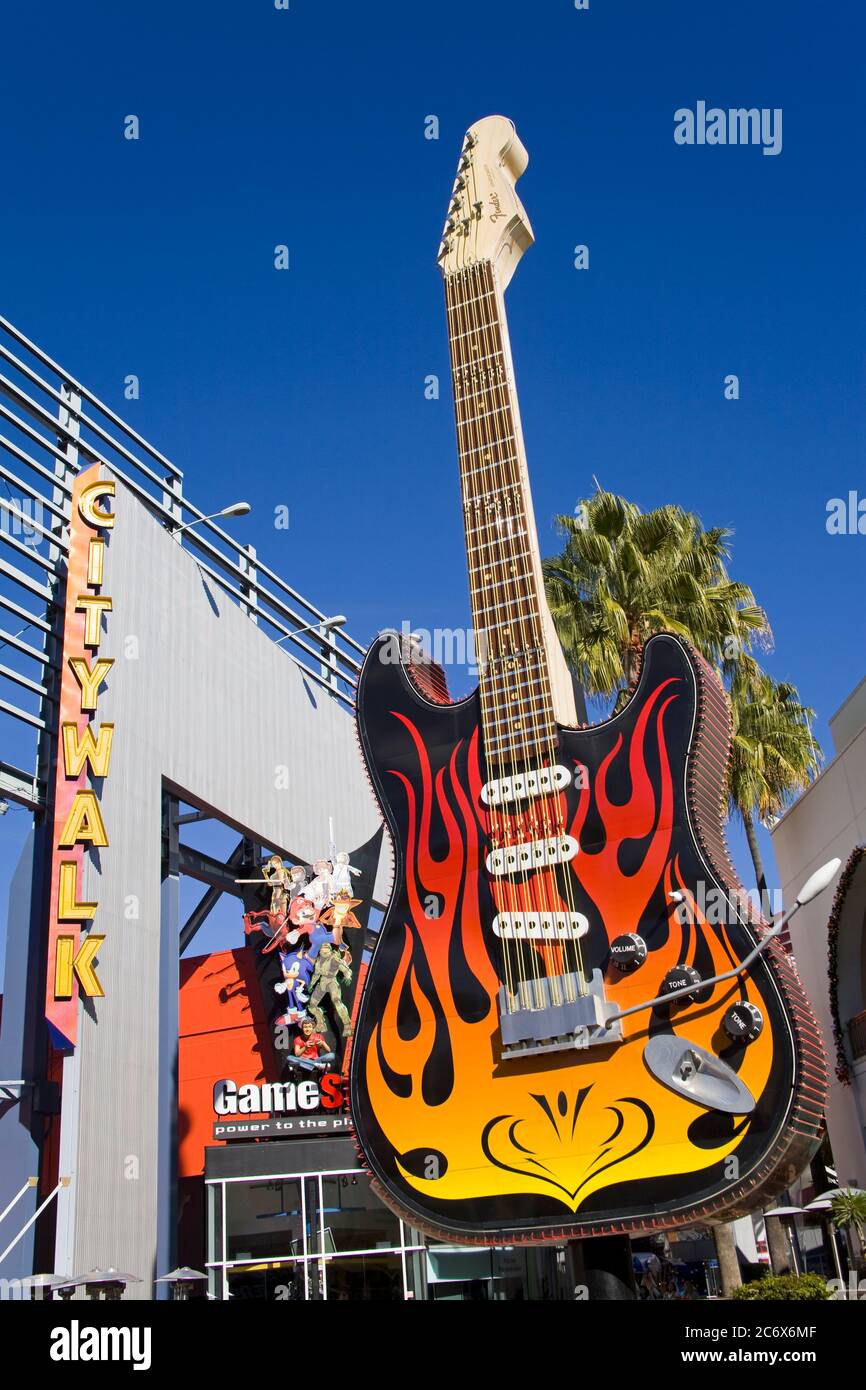 Hard Rock Cafe Guitar at CityWalk, Universal Studios Hollywood, Los